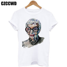 Load image into Gallery viewer, Yellow Plus Size T-shirt Women Summer Vogue Print Lady Casual T Shirt Tops Harajuku Streetwear Short Sleeve O-Neck Tees Tshirt