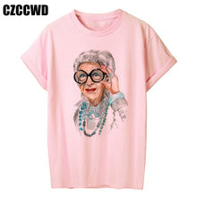 Load image into Gallery viewer, Yellow Plus Size T-shirt Women Summer Vogue Print Lady Casual T Shirt Tops Harajuku Streetwear Short Sleeve O-Neck Tees Tshirt