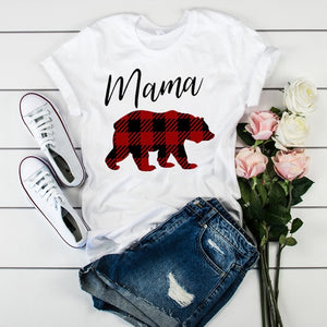 Women's T-shirts Mama Mom Leopard Letter Print Harajuku T Shirt Mother Clothing T-shirt for Women Tees Tops 2020 Female T-Shirt
