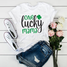 Load image into Gallery viewer, Women's T-shirts Mama Mom Leopard Letter Print Harajuku T Shirt Mother Clothing T-shirt for Women Tees Tops 2020 Female T-Shirt