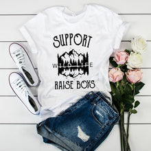 Load image into Gallery viewer, Women's T-shirts Mama Mom Leopard Letter Print Harajuku T Shirt Mother Clothing T-shirt for Women Tees Tops 2020 Female T-Shirt