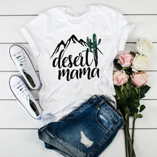 Load image into Gallery viewer, Women's T-shirts Mama Mom Leopard Letter Print Harajuku T Shirt Mother Clothing T-shirt for Women Tees Tops 2020 Female T-Shirt