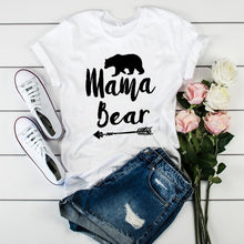 Load image into Gallery viewer, Women's T-shirts Mama Mom Leopard Letter Print Harajuku T Shirt Mother Clothing T-shirt for Women Tees Tops 2020 Female T-Shirt