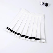Load image into Gallery viewer, XS-2XL summer plaid skirt female 2020 high waist chic stitching student pleated skirts female cute sweet girls dance skirt
