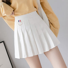 Load image into Gallery viewer, XS-2XL summer plaid skirt female 2020 high waist chic stitching student pleated skirts female cute sweet girls dance skirt