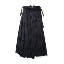 Load image into Gallery viewer, [EAM] High Elastic Waist Black Irregular Pleated Vent Long Half-body Skirt Women Fashion Tide New Spring Summer 2020 JL449
