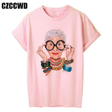 Load image into Gallery viewer, Yellow Plus Size T-shirt Women Summer Vogue Print Lady Casual T Shirt Tops Harajuku Streetwear Short Sleeve O-Neck Tees Tshirt
