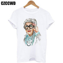 Load image into Gallery viewer, Yellow Plus Size T-shirt Women Summer Vogue Print Lady Casual T Shirt Tops Harajuku Streetwear Short Sleeve O-Neck Tees Tshirt
